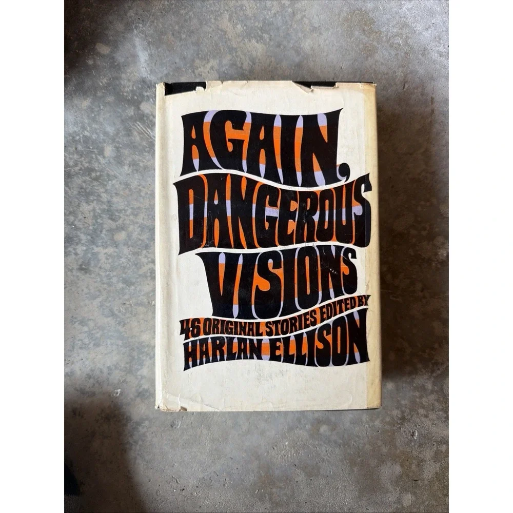 Again, Dangerous Visions by Harlan Ellison HCDJ BCE 1972 Good Condition